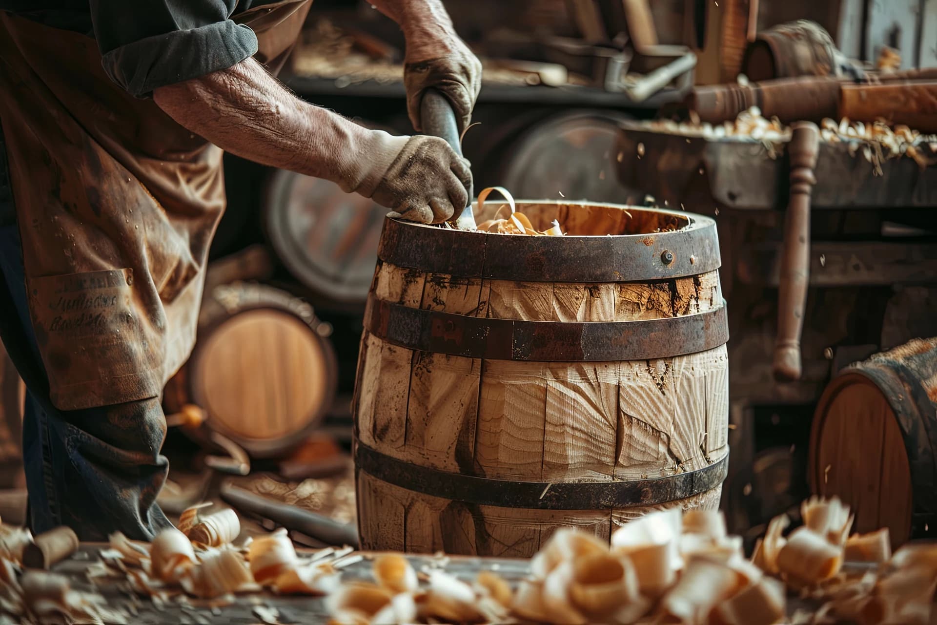 Artisan/e sur bois CFC : Discipline de tonnellerie blanche